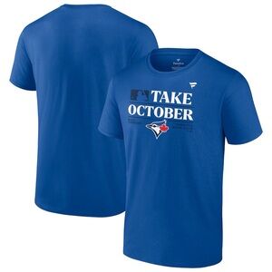 Men's Toronto Blue Jays Fanatics Royal 2023 Postseason Locker Room T-Shirt, M